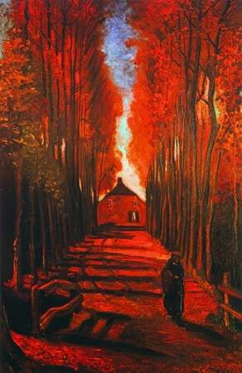 Lane Autumn Poster Print by Vincent Van Gogh - Item # VARPDX374498